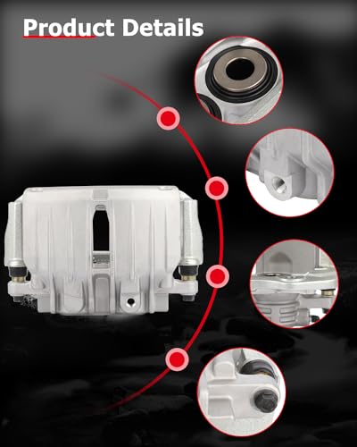 cciyu Rear Left Disc Brake Caliper Assembly w/Bracket 18-B4764 - size: Rear Left[18-B4764]