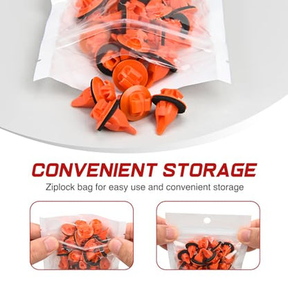 Nilight 181PCS Car Bumper Retainer Clips with Fastener Remover for Lexus Toyota 4Runner Tacoma RAV4 Scion 75495-35010 75397-35010 90189-06065 90189-06013 90189-06028 90467-07201，2 Years Warranty - color: 180Pcs+1tool