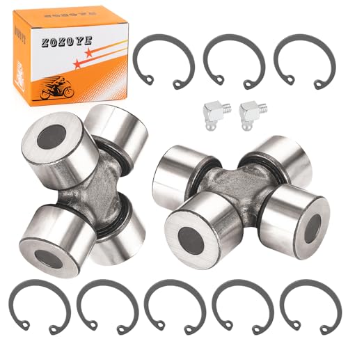 2 Pcs Rear Driveshaft U-Joint Set for Can-Am Outlander Renegade Commander Maverick Quest Traxter 400 450 500 570 650 800 850 1000