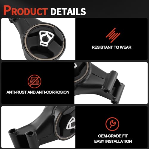 Left Transmission Mount Compatible with 2013-2015 Malibu, 2014-2020 Impala