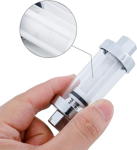 Universal Fuel Pump Filter, CarBole 9748 Universal 3/8" Inlet/Outlet Fuel Filter Clear View - Glass - size: 1PC Of 3/8" Inlet/Outlet