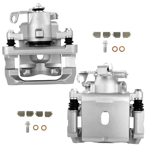 SCITOO Rear Left & Right Disc Brake Calipers With Bracket 18B4909 18B4908 - size: Rear[18B4909 & 18B4908]