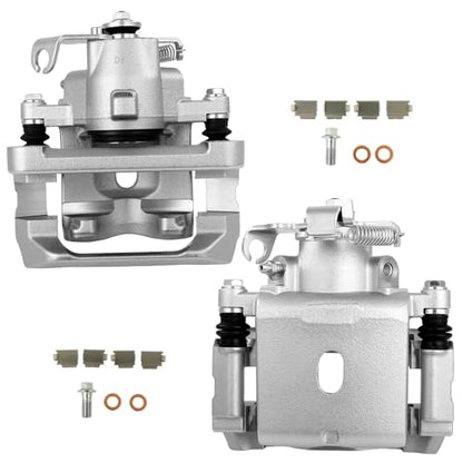SCITOO Rear Left & Right Disc Brake Calipers With Bracket 18B4909 18B4908 - size: Rear[18B4909 & 18B4908]