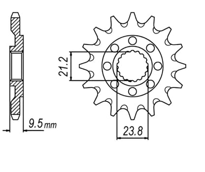 520 Motorcycle Drive Chain and Sprocket Kit Compatible with Honda CRF450R 2019-2024