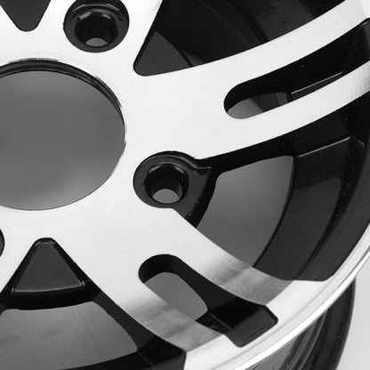 10 Inch ATV Wheel Rim, Universal High Strength ATV Aluminum Alloy Rim for ATVs Go Karts Cart 4 Wheel Vehicles (Front Wheel) - size: Front Wheel