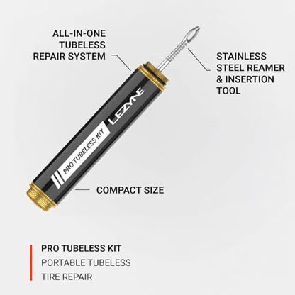 LEZYNE Pro Tubeless Bike Tire Repair Kit - size: Pro Tubeless Kit