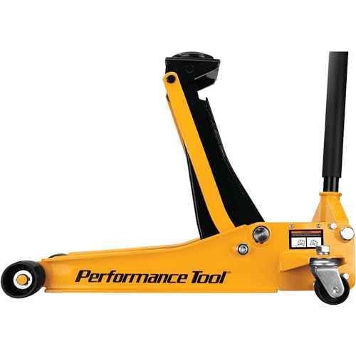 Performance Tool W1645 3.5 Ton Low Profile Swiveling Floor Jack - style: 3-1/2 Ton (7,000 lbs) Low Profile