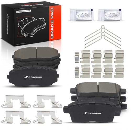 A-Premium Front and Rear Ceramic Brake Pads