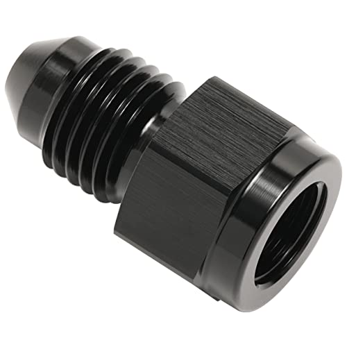 3AN Female to 4AN Male Flare Expander Fitting Adapter Aluminum Black - color: Black, size: 3AN Female to 4AN Male