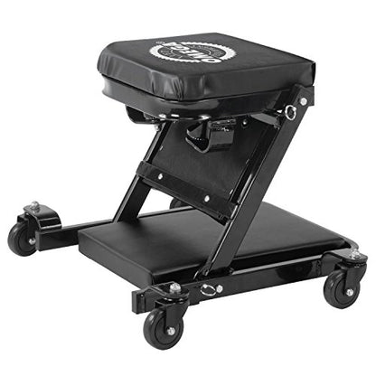 Omega 91452 Black Low Profile Z-Creeper - 450 lbs. Capacity