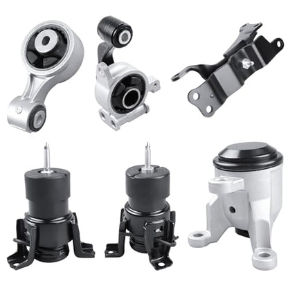 Engine Motor Mount Set of 6 for Altima 2007 - 2012 3.5L v6 Engine - size: 2007-2012 Altima 3.5L v6