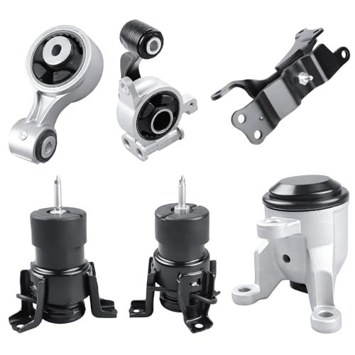 Engine Motor Mount Set of 6 for Altima 2007 - 2012 3.5L v6 Engine - size: 2007-2012 Altima 3.5L v6