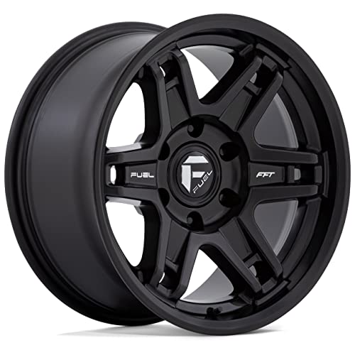 Fuel 1PC D836 17X9 5X5.5 MT-BLK -38MM - D8361790B435 - color: MATTE BLACK, size: 17X9,5X5.5,-38mm