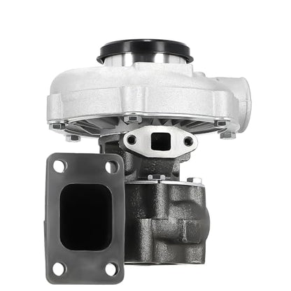maXpeedingrods T04E T3 T4 Turbo Turbocharger Kit 400HP with Wastegate + Oil Feed Return Line Kit