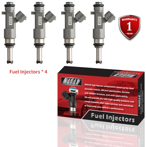Set of 4 Fuel Injectors 16600-EA00A FJ744 Replacement - size: FJ744