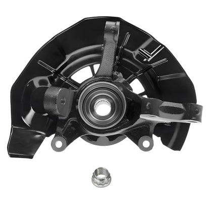 Detroit Axle - Front Steering Knuckles & Wheel Hub Bearings Drilled Rotors - size: 6PRU48638/KIT