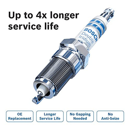 BOSCH 96302 OE Fine Wire Double Iridium Spark Plug - Pack of 4
