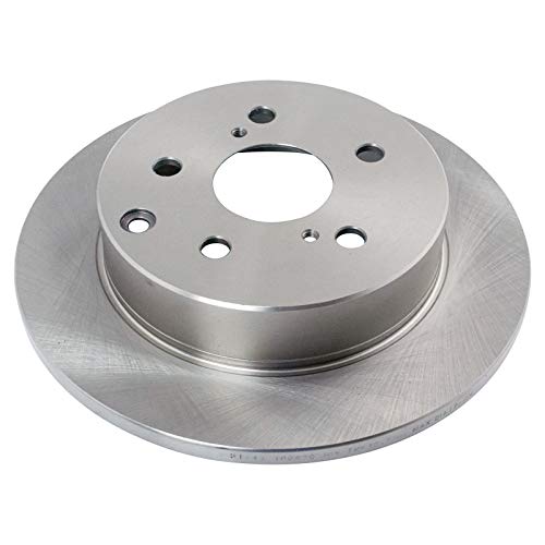TRQ Front and Rear Brake Pad and Rotor Set Ceramic Vented Solid Rotors - style: BKA11799
