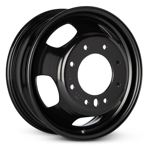 For 2019-2026 Dodge Ram 3500 17 Inch Painted Black Rim - OE Direct Replacement - Road Ready Car Wheel - color: Black