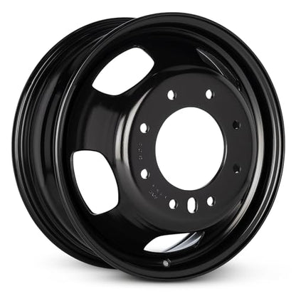 For 2019-2026 Dodge Ram 3500 17 Inch Painted Black Rim - OE Direct Replacement - Road Ready Car Wheel - color: Black