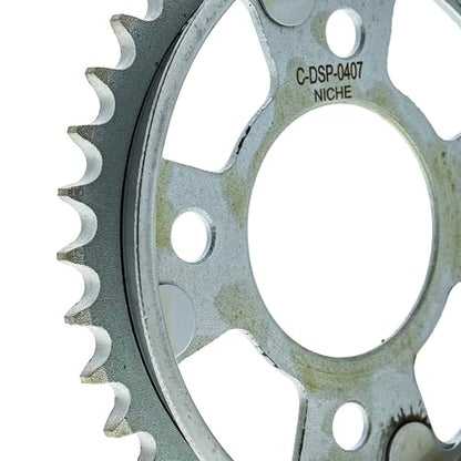 NICHE Drive Sprocket Chain Combo for Honda Grom 125 Front 15 Rear 38 Tooth 420 O-Ring 108 Links - size: O-Ring Chain