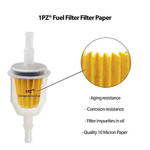 1PZ 1/4" and 5/16" inch Universal Fuel Filter Universal Gasoline Filters