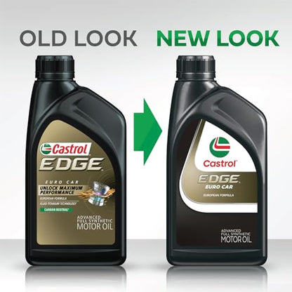 Castrol EDGE Euro 5W-30 K Advanced Full Syn Motor Oil, 1 Quart, Pack of 6 - size: 1 Quart Pack of 6