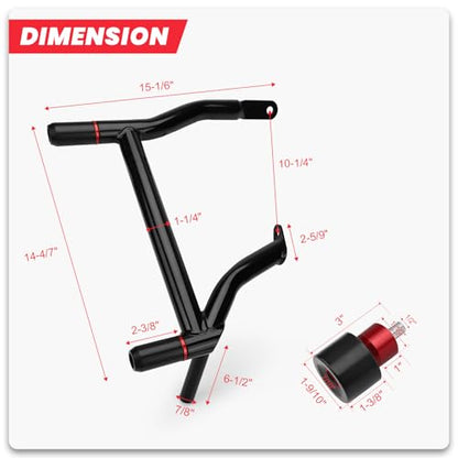 Rear Saddlebag Guard Crash Bar Bracket Kit Fit For Harley Touring Street Glide Road King Road Glide Electra Glide Ultra Limited CVO Black Motorcycle Bumpers 2009-2023 - size: 2009-2023 With End Sliders