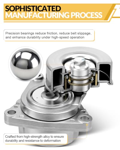 AATEE 38332 Belt Tensioner Assembly with Pulley For:-Honda Accord 2003-2012 - size: 38332