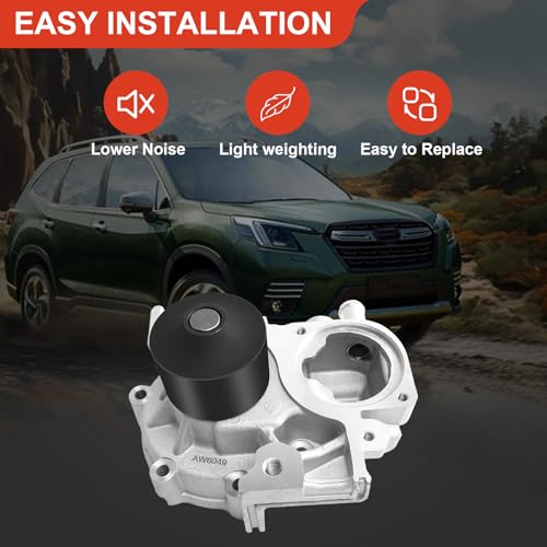 Timing Belt Kit with Water Pump Compatible with 2.5L Subaru - size: ZSD-002