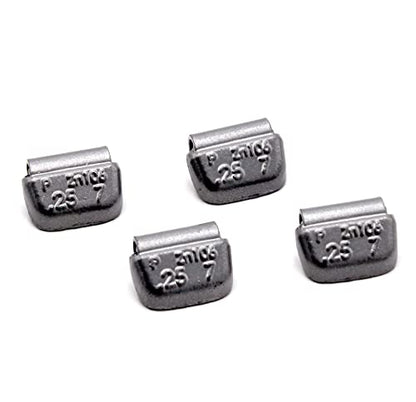 P Series Hammer on Coated ZINC Wheel Weights Coated (0.25oz) Box of 100pcs - size: 0.25oz