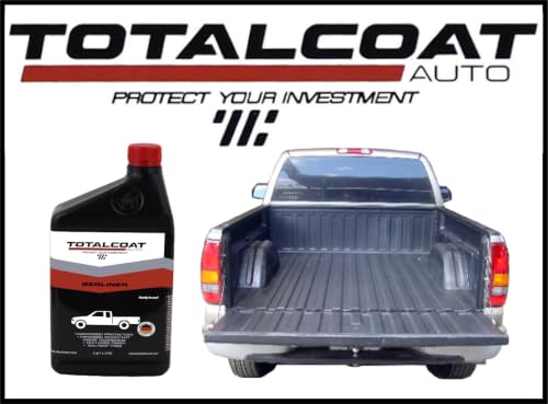 Spray In or Roll On, Red Truck Bed Liner Paint - 2 Quarts - color: Red
