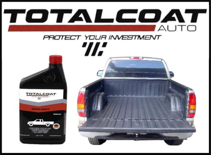 Spray In or Roll On, Red Truck Bed Liner Paint - 2 Quarts - color: Red