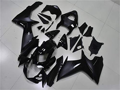 YTL Glossy Matte Black Full Fairing Fit for Suzuki 2011-2026 GSXR 600/750 - color: 018 Glossy Matte Black