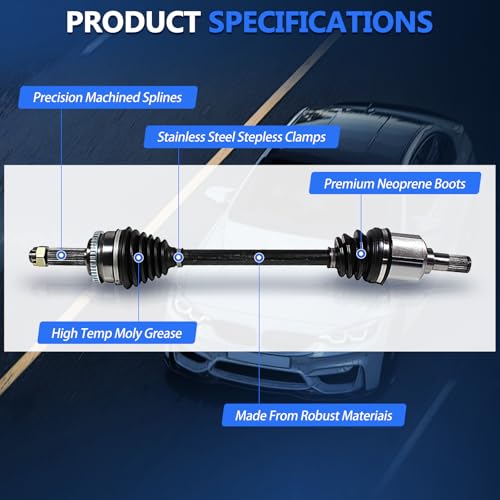 MAXFAVOR CV Axle Joint AWD Replacement for Nissan Rogue 2008 2009 2010-2013