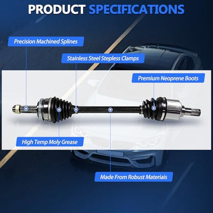 MAXFAVOR CV Axle Joint AWD Replacement for Nissan Rogue 2008 2009 2010-2013