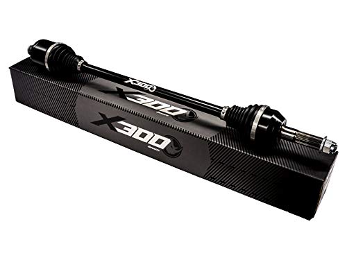 SuperATV Heavy Duty Rhino X300 CV Front Axle Compatible with Can-Am Maverick X3 64" (See Fitment For Years), Stronger Than Stock, Constructed with 4340 Chromoly Steel, High Articulation Angles - color: 64" Wide, size: Front Left