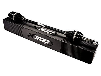 SuperATV Heavy Duty Rhino X300 CV Front Axle Compatible with Can-Am Maverick X3 64" (See Fitment For Years), Stronger Than Stock, Constructed with 4340 Chromoly Steel, High Articulation Angles - color: 64" Wide, size: Front Left