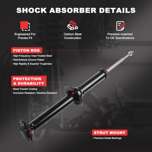 SCITOO 2pcs Front Shock Absorbers Replace for Cadillac CTS