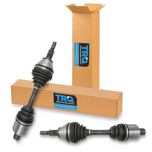 TRQ Front 2 Piece CV Axle Shaft Assembly Set - style: CSA72779