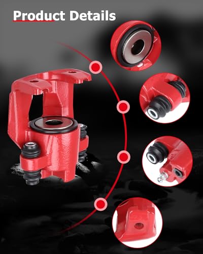 cciyu Rear Left & Right Disc Brake Calipers Assembly 18-4678 18-4679 - size: Rear[18-4678+18-4679]