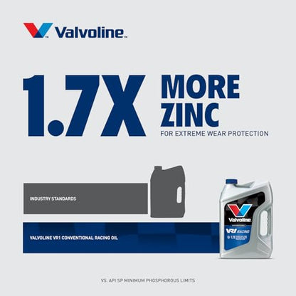 Valvoline VR1 Racing SAE 10W-30 Motor Oil 1 QT - size: 1 QT, style: VR1