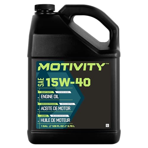 Heavy Duty 15W-40 Engine Oil – Synthetic Blend, API CK-4, Advanced Protection for Diesel Engines, 1 Gallon