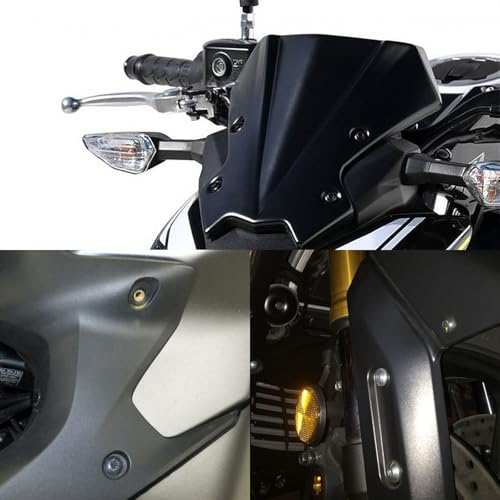 Motorcycle Fairing Bolt Kit, 188pcs M4 M5 M6 Universal Windscreen Screws Fasteners Compatible with Yamaha Honda Kawasaki Suzuki GSXR GSX1300R BMW Harley Davidson