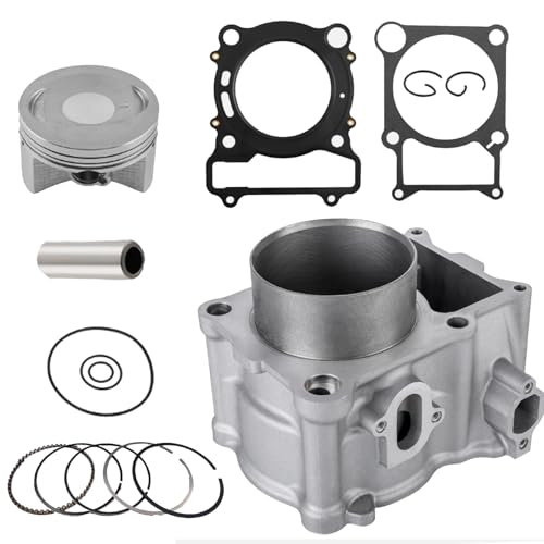 84.5MM Cylinder Piston Gasket Top End Kit Set Compatible with Yamaha Kodiak 400 Grizzly 400 Big Bear 400 YFM400