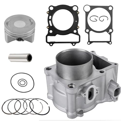 84.5MM Cylinder Piston Gasket Top End Kit Set Compatible with Yamaha Kodiak 400 Grizzly 400 Big Bear 400 YFM400