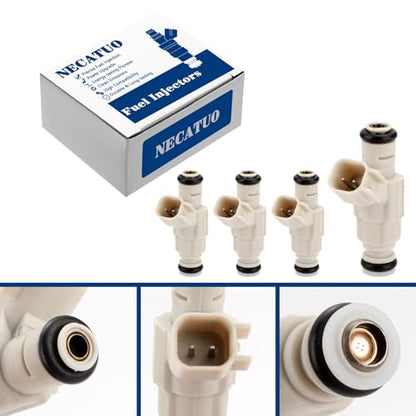 Set of 4 Fuel Injectors FJ499 Compatible with Chrysler Dodge - color: Set of 4, size: FJ499