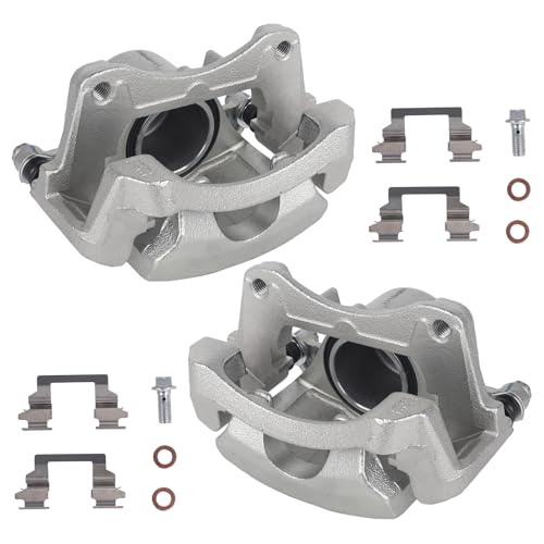 KUSATEC 18B4910A 18B4911A Disc Brake Caliper with Bracket fit for Chevy Malibu 2004-2012, Pontiac G6 2005-2008, Solstice 2006-2009, Saturn Aura 2007-2009, Sky 2007-2010; Both Left and Right side