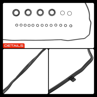 A-Premium Engine Valve Cover Gasket Set, for Oil or Gas Leak Repair