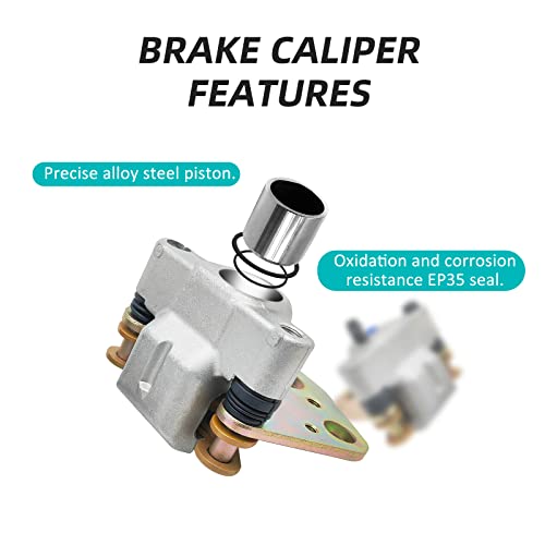 Front Left Right Brake Caliper Assembly for Polaris Magnum 500 1999-2000 Ranger 500 1999 Sportsman 500 1999 Worker 500 1999 Xpedition 425 1999 Xplorer 400 1999-2000 1910309 1910310